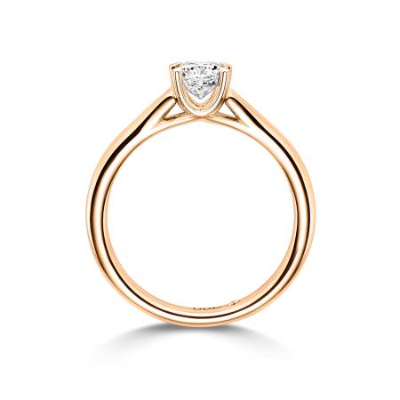 Diamantring 'La Fleur', Rotgold
