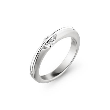 518 L 1001 32 wg, 1 Brillant mit mit 0,31ct Gvvs, 2 Brillanten zus. 0,02ct Gif