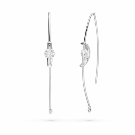 517 L 1055 20 wg, 2 Brillanten zus. 0,425ct Gsi1, 2 Brillanten zus. 0,03ct Gif 