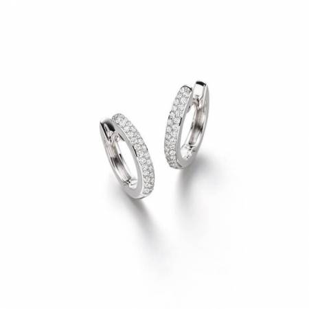 Ohrschmuck, Diamanten und Weißgold