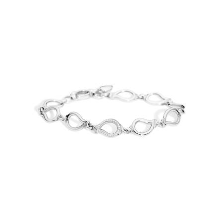 Brillantarmband Signature small Pavé WG, B-Sig-s-1pl-wg