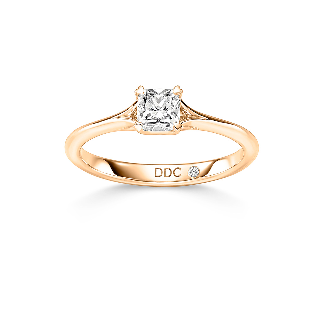 DDC Jahresring 'La Fleur' - Rotgold