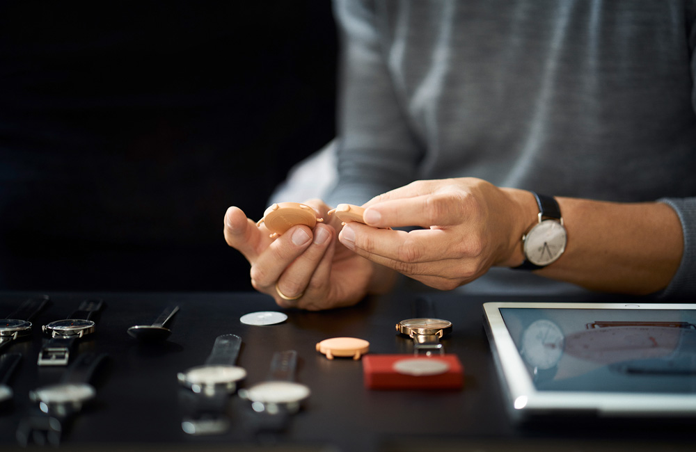 Designprozess einer NOMOS Uhr